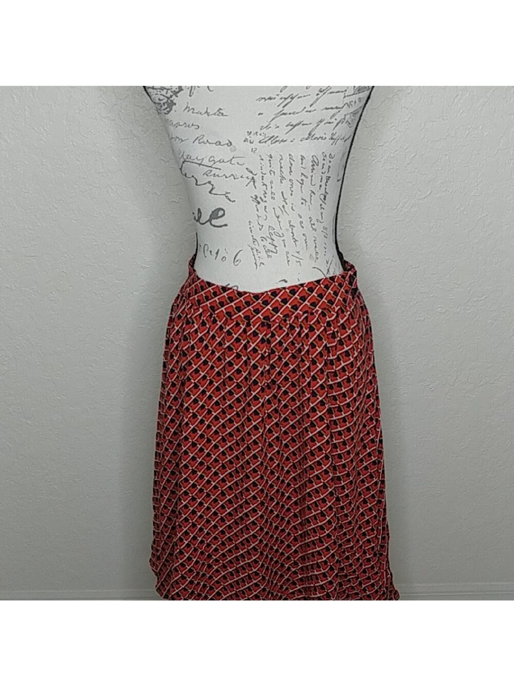 Anthropologie Comme Toi Multicolored Skirt with Pockets Size M